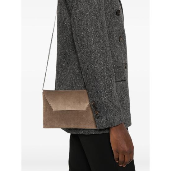 26FW 브루넬로 쿠치넬리 모닐레 장식 BC Duo 파우치 MWDLD2722 C8769 BROWN - BRUNELLO CUCINELLI
