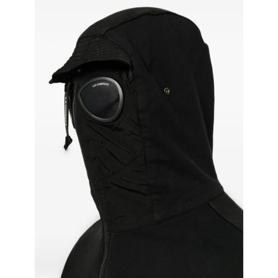 26FW 씨피 컴퍼니 후드 티셔츠 MSS032A00 5835M 999 BLACK - C.P. COMPANY