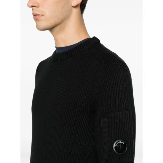 26FW 씨피 컴퍼니 스웨터 MKN101A00 6608A 999 BLACK - C.P. COMPANY