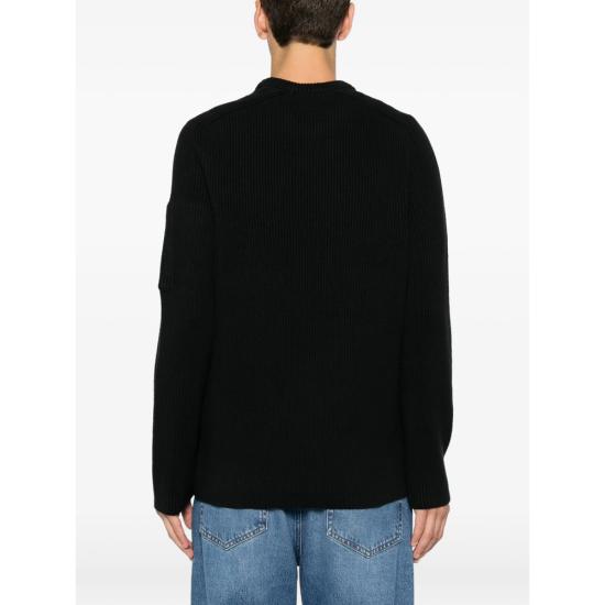 26FW 씨피 컴퍼니 스웨터 MKN101A00 6608A 999 BLACK - C.P. COMPANY