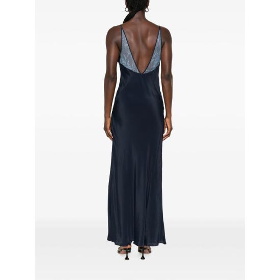 26FW 서 더 레이블 미디 원피스 SIR226 1035 NAVY BLUE - SIR. THE LABEL