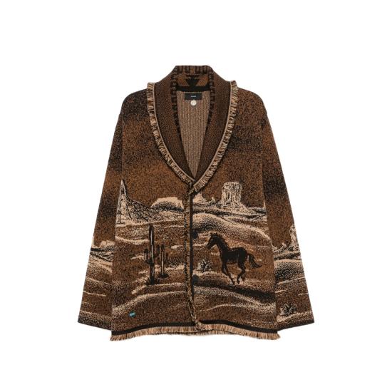 26FW 알라누이 봄버 자켓 LMHB039E26KN I007 6064 BROWN NEUTRALS