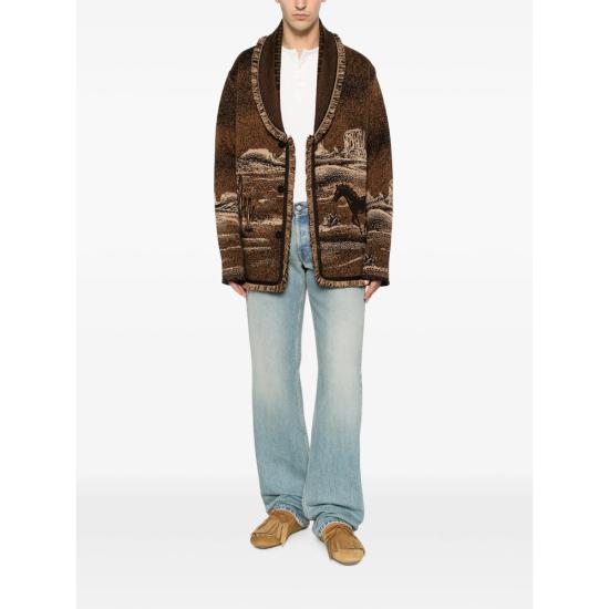 26FW 알라누이 봄버 자켓 LMHB039E26KN I007 6064 BROWN NEUTRALS - ALANUI