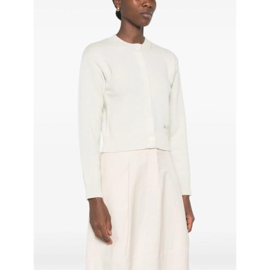 26FW 아페쎄 가디건 WOASW F22352 AAD NEUTRALS - A.P.C.
