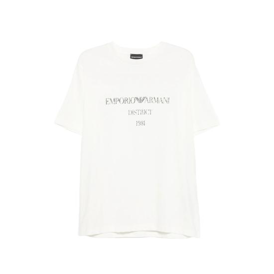 26FW 엠포리오 아르마니 반팔 티셔츠 AF29523 EM007283 U0003 WHITE