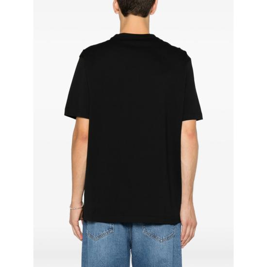 26FW 엠포리오 아르마니 반팔 티셔츠 AF29523 EM007283 UC001 BLACK - EMPORIO ARMANI