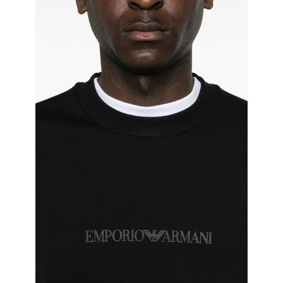 26FW 엠포리오 아르마니 스웨터 AF10013 EM004541 MC540 BLACK - EMPORIO ARMANI