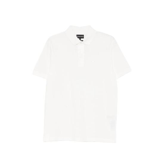 26FW 엠포리오 아르마니 폴로 티셔츠 AF12955 EM004643 U0003 WHITE