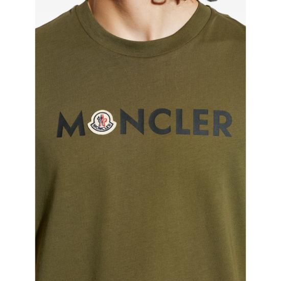 26FW 몽클레어 반팔 티셔츠 89B8Q 8C000 51 818 GREEN - MONCLER