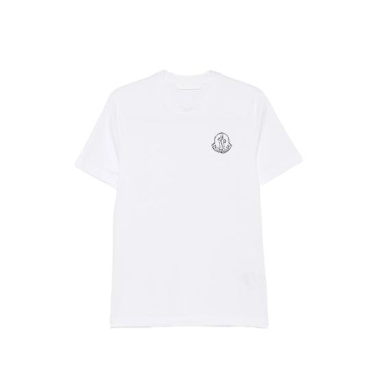 26FW 몽클레어 폴로 티셔츠 89AUG 8C000 25 00A WHITE