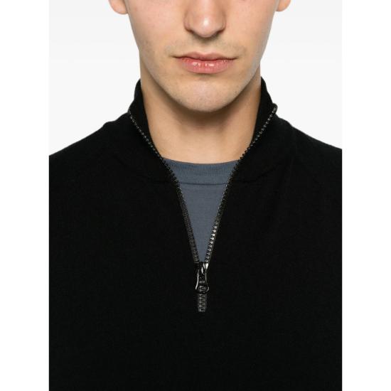 26FW 스톤 아일랜드 집업 니트 155100008 S00A1 V0029 BLACK - STONE ISLAND