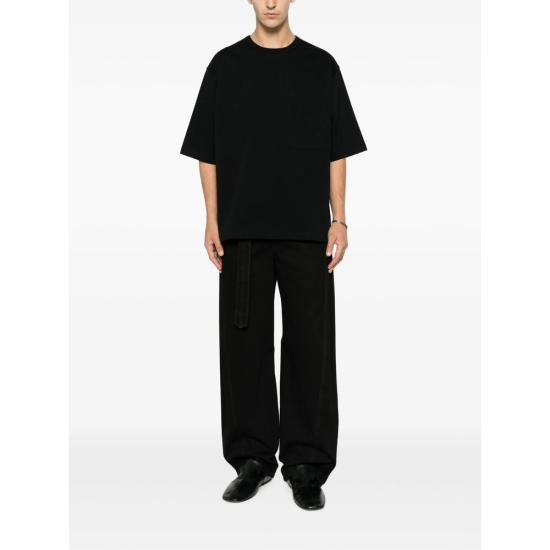 26FW 르메르 반팔 티셔츠 TS0044 LJ1073 BK999 BLACK - LEMAIRE