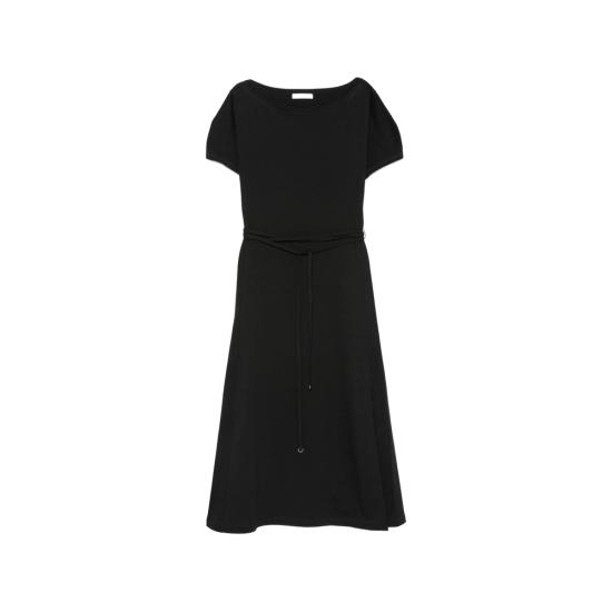 26FW 르메르 미디 원피스 DR1182 LJ1022 BK999 BLACK