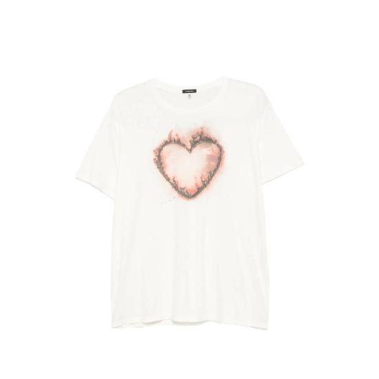 26FW 알13 반팔 티셔츠 R13WK001 K154B ECWHI WHITE