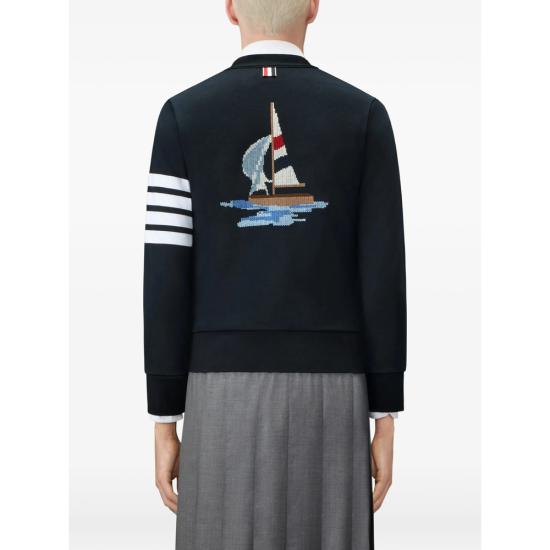 26FW 톰브라운 가디건 MJT582E 00535 415 BLUE - THOM BROWNE