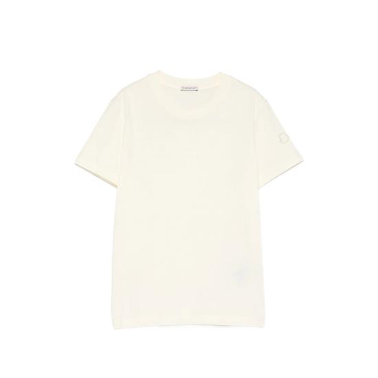 26FW 몽클레어 반팔 티셔츠 89AUO 8C000 20 034 NEUTRALS