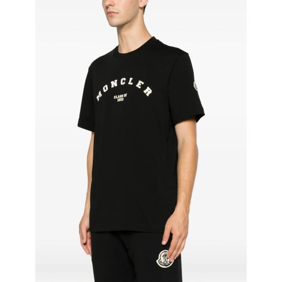 26FW 몽클레어 반팔 티셔츠 89AUG 8C000 04 999 BLACK - MONCLER
