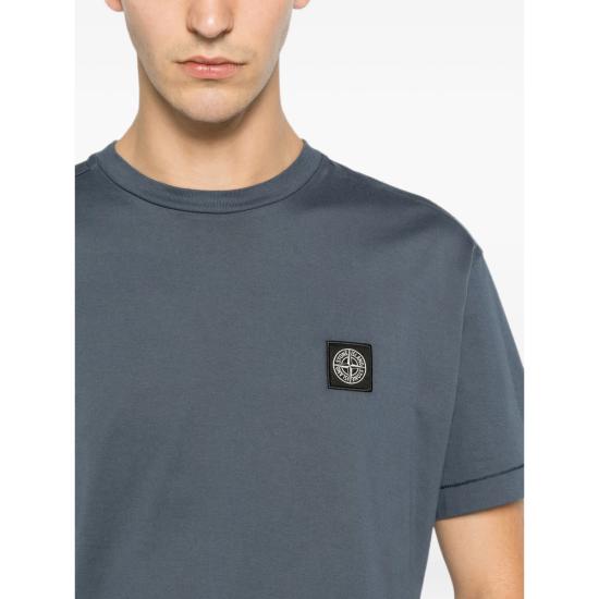 26FW 스톤 아일랜드 반팔 티셔츠 152100027 S0013 V002E BLUE - STONE ISLAND
