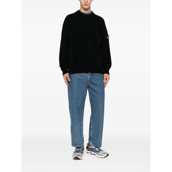 26FW 스톤 아일랜드 스웨터 155100020 S01A1 V0029 BLACK - STONE ISLAND