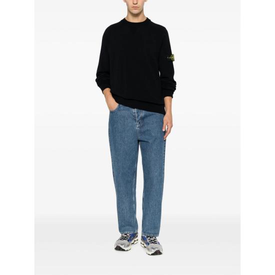 26FW 스톤 아일랜드 스웨터 155100007 S00A1 V0020 BLACK - STONE ISLAND