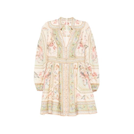 26FW 짐머만 원피스 0932DSS264 FLORA NEUTRALS GREEN