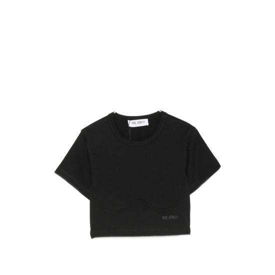 26FW 디 아티코 반팔 티셔츠 261WCT00364 JJJ025AA 100 BLACK