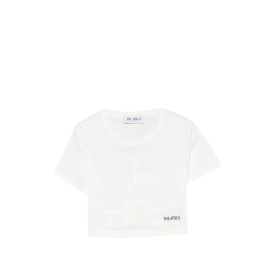 26FW 디 아티코 반팔 티셔츠 261WCT00364 JJJ025AA 001 WHITE