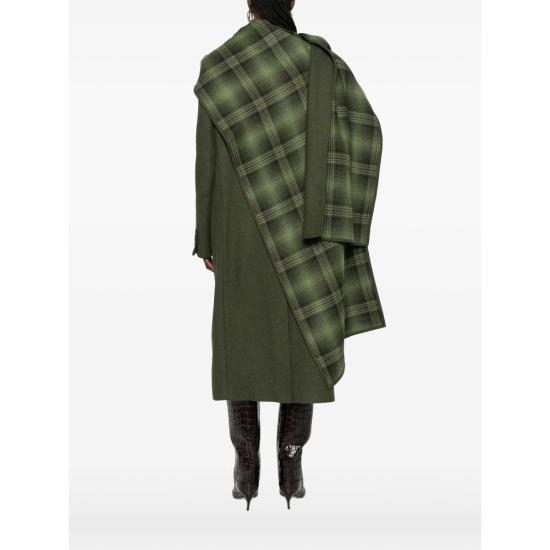 26FW 디 아티코 코트 261WCC00097 WWP002AA 081 GREEN - THE ATTICO
