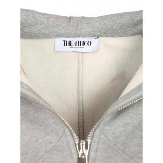 26FW 디 아티코 후드 티셔츠 261WCF00026 JJF003AA 183 GREY - THE ATTICO