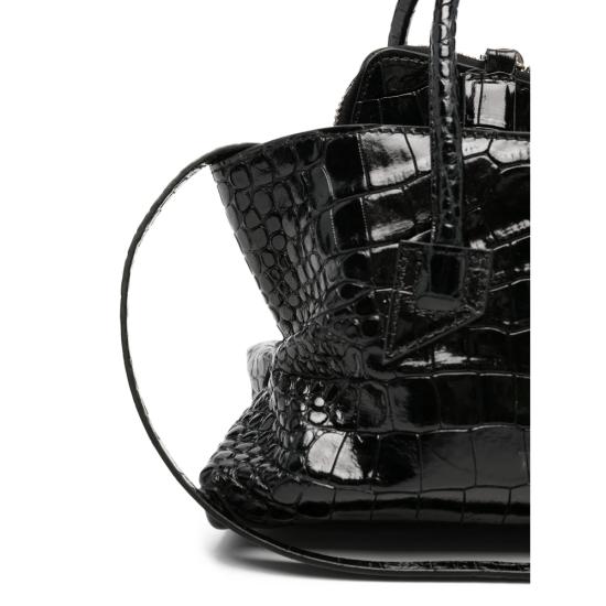 26FW 디 아티코 토트백 260WAH00063 LBT155PR 100 BLACK - THE ATTICO