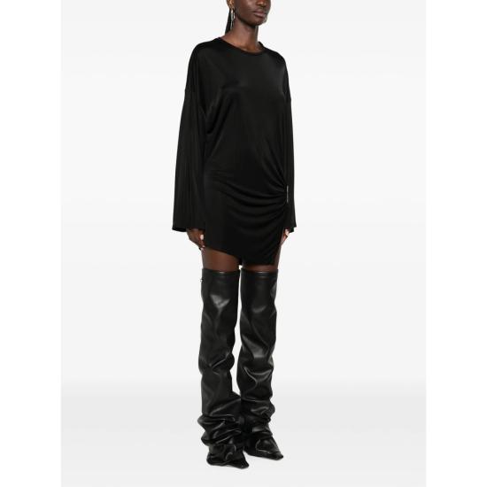 26FW 디 아티코 숏 원피스 261WCA00453 VVV107AA 100 BLACK - THE ATTICO