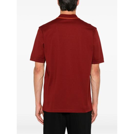 26FW 살바토레 페라가모 폴로 티셔츠 144797 0795877 RUGGI RED - SALVATORE FERRAGAMO