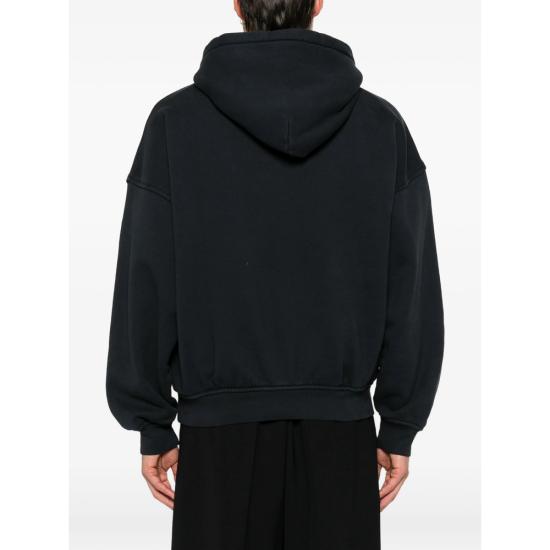 26FW 루드 후드 티셔츠 RHPF26HO08012 6505 BLACK - RHUDE