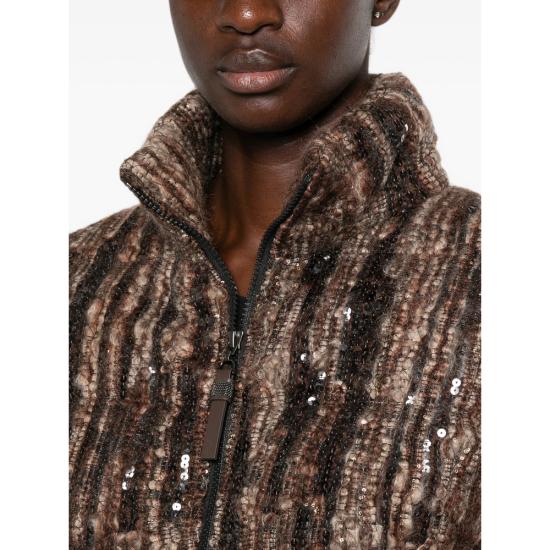 26FW 브루넬로 쿠치넬리 베스트 M0NLR7183P CBS28 BROWN NEUTRALS - BRUNELLO CUCINELLI