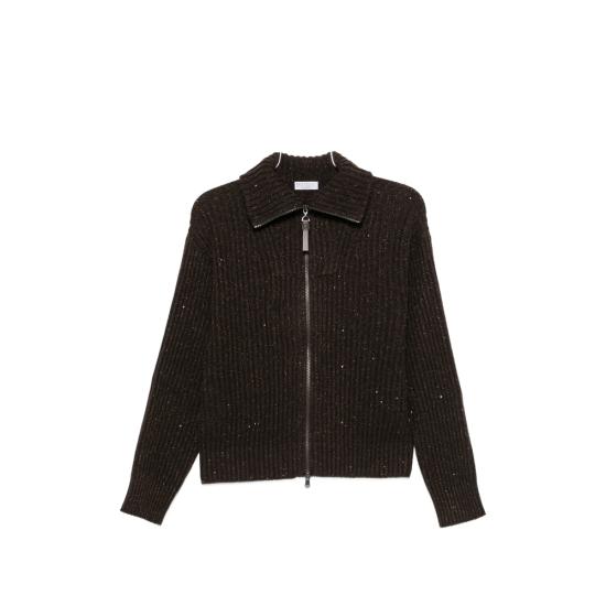 26FW 브루넬로 쿠치넬리 가디건 MBM753506P C9792 BROWN