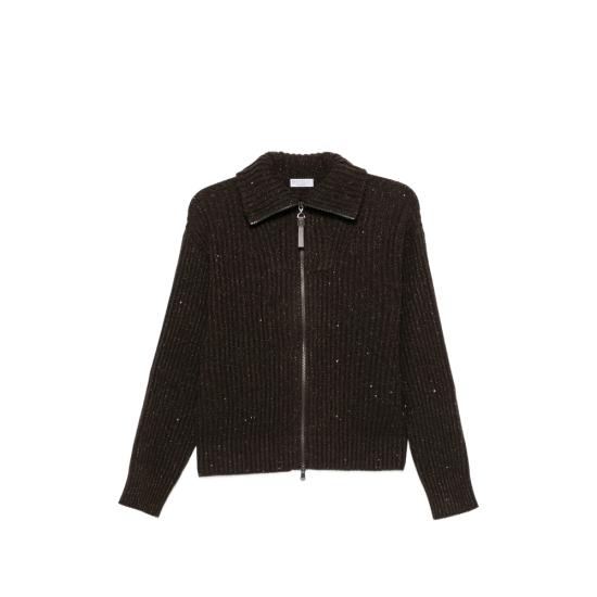 26FW 브루넬로 쿠치넬리 가디건 MBM753506P C9792 BROWN
