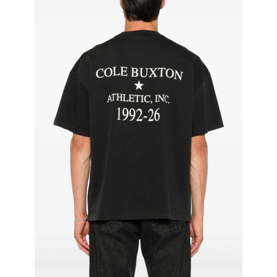 26FW 콜 북스톤 반팔 티셔츠 AIT320 001 BLACK - COLE BUXTON