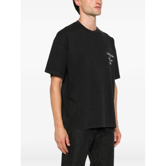 26FW 콜 북스톤 반팔 티셔츠 AIT320 001 BLACK - COLE BUXTON