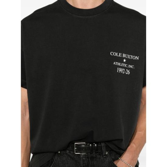 26FW 콜 북스톤 반팔 티셔츠 AIT320 001 BLACK - COLE BUXTON