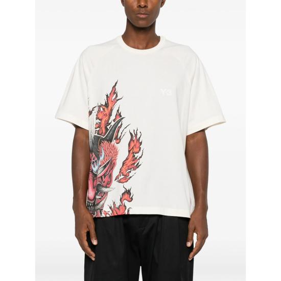 26FW 와이쓰리 반팔 티셔츠 KU2200 WHITE - Y-3