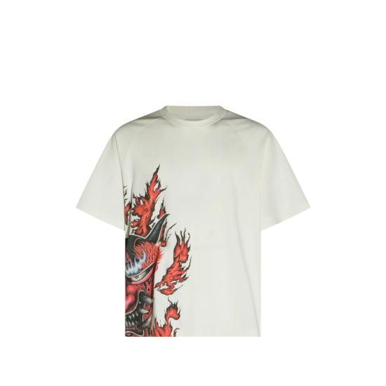 26FW 와이쓰리 반팔 티셔츠 KU2200 WHITE