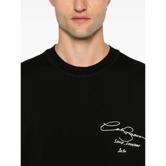 26FW 콜 북스톤 반팔 티셔츠 VSTS001 000 BLACK - COLE BUXTON