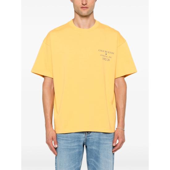 26FW 콜 북스톤 반팔 티셔츠 AIT320 700 YELLOW - COLE BUXTON