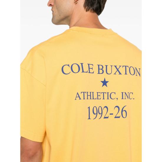 26FW 콜 북스톤 반팔 티셔츠 AIT320 700 YELLOW - COLE BUXTON