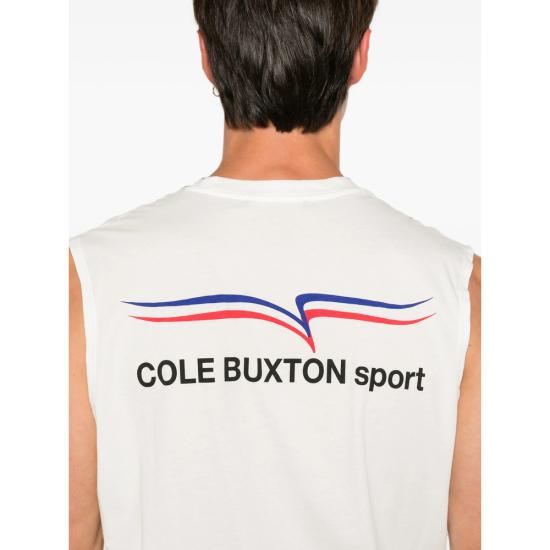 26FW 콜 북스톤 민소매 티셔츠 CBSCOV340 101 WHITE - COLE BUXTON