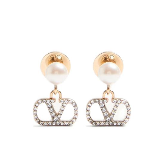 26FW 발렌티노 가라바니 이어링 9W2J0X81HJY CNP GOLD WHITE