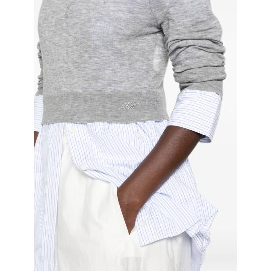 26FW 알렉산더 왕 자켓 1KC3261082 030 GREY BLUE - ALEXANDER WANG
