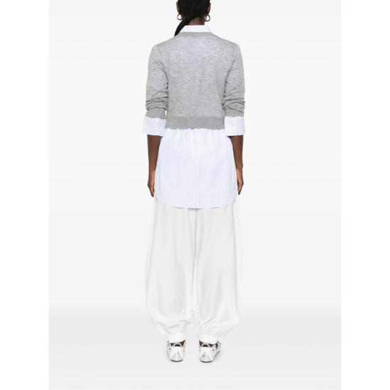 26FW 알렉산더 왕 스웨터 1KC3261082 030 GREY BLUE - ALEXANDER WANG