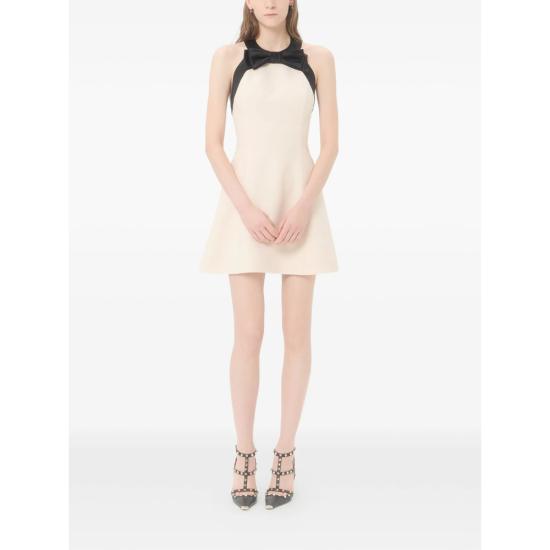26FW 발렌티노 가라바니 숏 원피스 9B3VAKH41CF 9Z7 NEUTRALS - VALENTINO GARAVANI