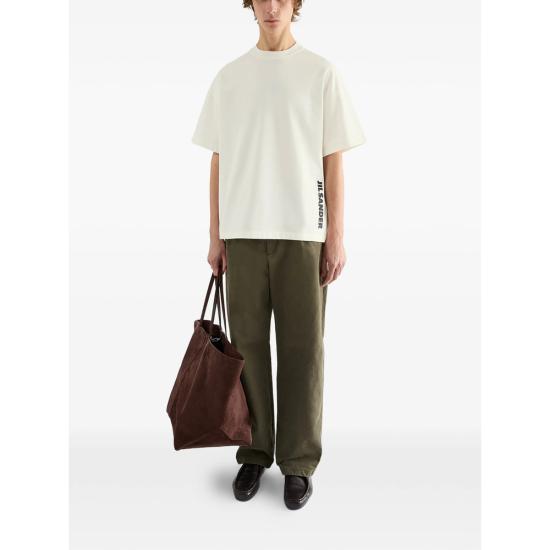 26FW 질샌더 반팔 티셔츠 J20347 J22GC0277 102 WHITE - JIL SANDER
